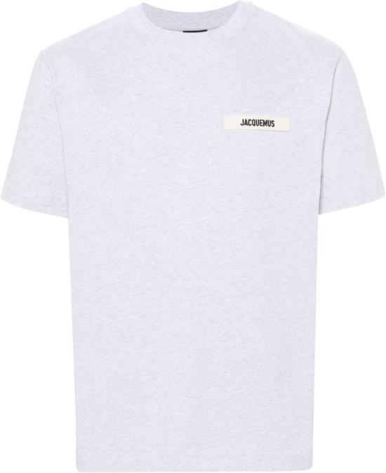 26FW 자크뮈스 그로그랭 로고 티셔츠 TSM00133AJ00226950 LICHTGREY