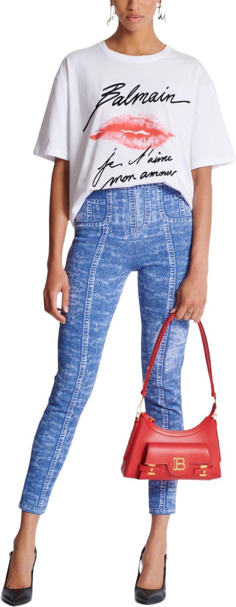 25SS 발망 반팔 티셔츠 EF1EG110GE45GQV WHITE - BALMAIN