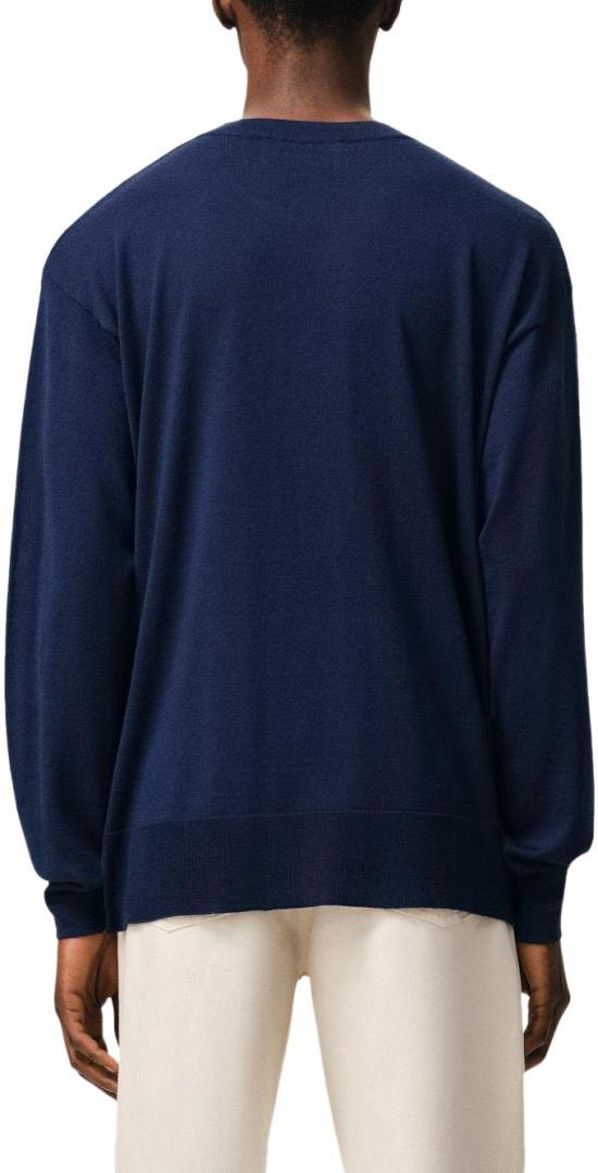 26SS 아미 스웨터 UKS856KN0066A021 NAVY - AMI