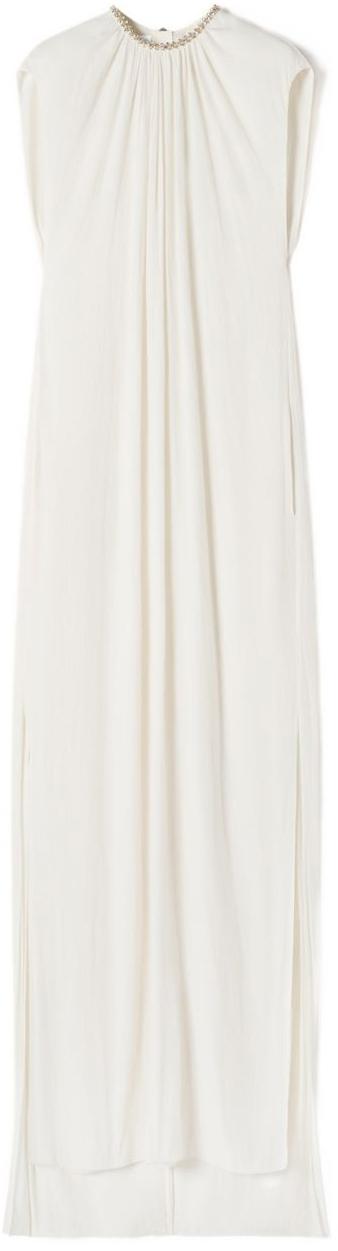 26SS 랑방 롱 원피스 RWDR90294778P26001 WHITE