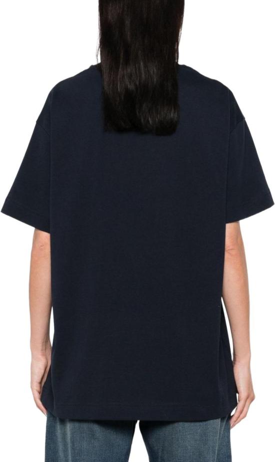 25FW 지방시 반팔 티셔츠 BW70FM3YRS411 NAVY - GIVENCHY