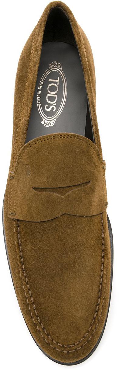 25FW 토즈 스탬프 모노그램 스웨이드 로퍼 XXM0ZF0Q920RE0S818 BEIGE - TODS