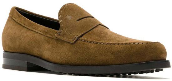 25FW 토즈 스탬프 모노그램 스웨이드 로퍼 XXM0ZF0Q920RE0S818 BEIGE - TODS