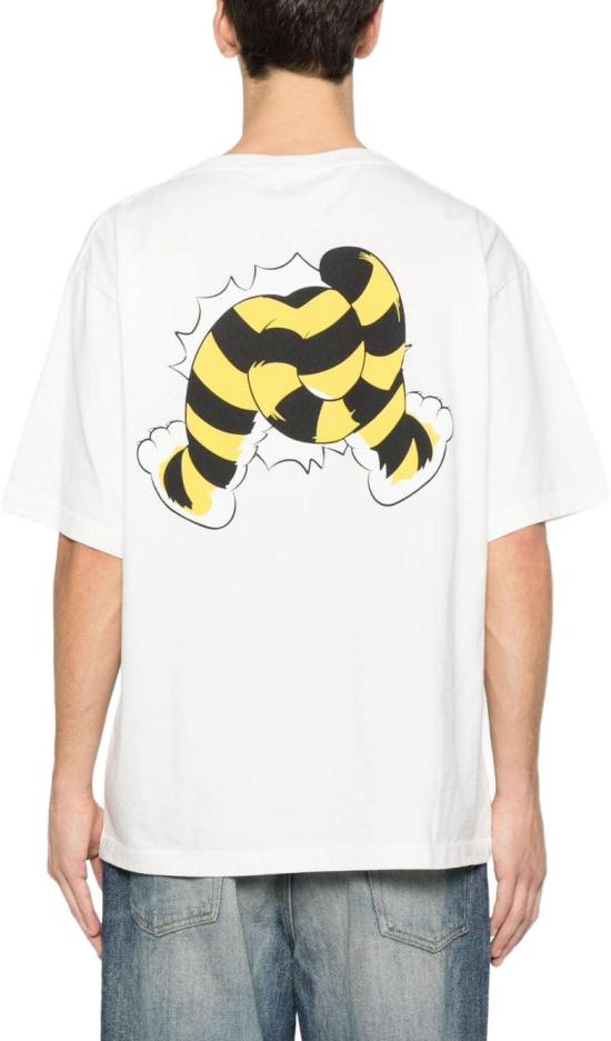 26SS 겐조 Wild Tiger 오버사이즈 티셔츠 FG55TS4034SG02 WHITE - KENZO