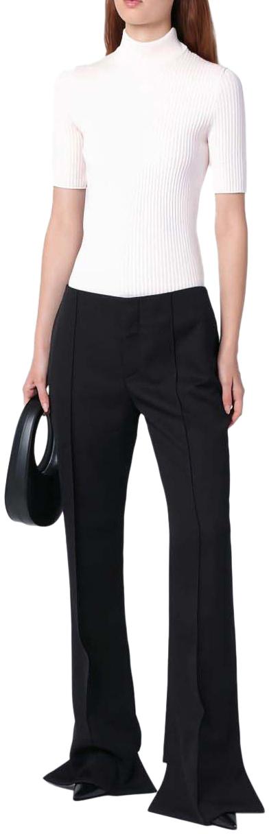 26SS 쿠레쥬 리에디션 니트 탑 숏슬리브 PERMPU026FI00015009 WHITE - COURREGES