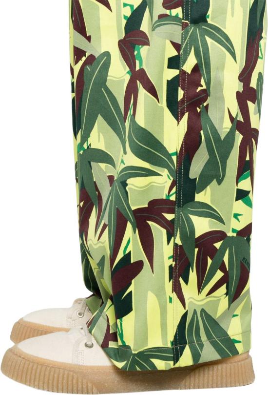  겐조 스트레이트 팬츠 FF55PA3809F238 LIME - KENZO