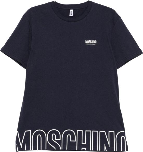 25FW 모스키노 반팔 티셔츠 A070843031290 NAVY