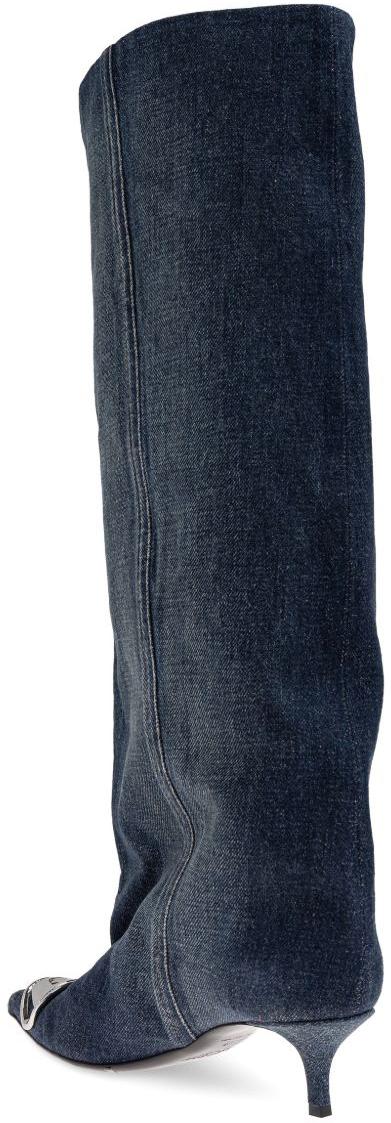 26SS 디젤 D-비너스 슬라우치 니하이 부츠 데님 Y03765P8093H1940 NAVY - DIESEL