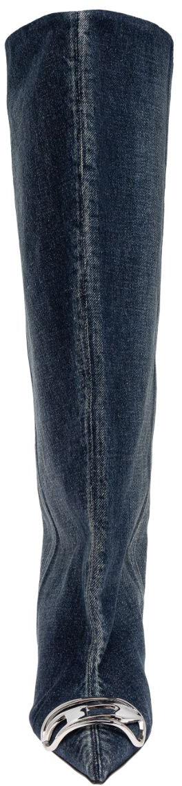 26SS 디젤 D-비너스 슬라우치 니하이 부츠 데님 Y03765P8093H1940 NAVY - DIESEL