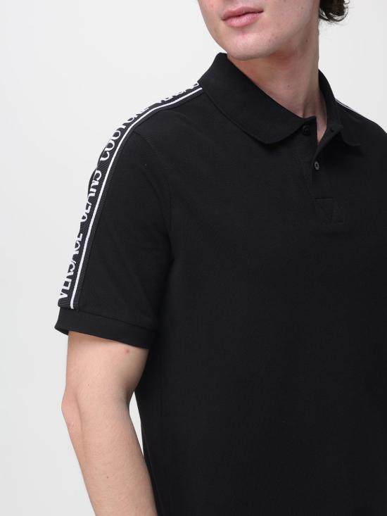 26SS 베르사체 폴로 티셔츠 80GAGT16 CJ01T 899 BLACK DOM - VERSACE