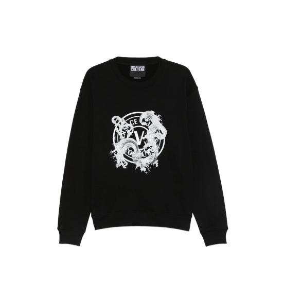 26SS 베르사체 긴팔 티셔츠 80GAIE01 CF00E 899 BLACK DOM