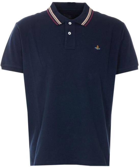 26SS 비비안웨스트우드 폴로 티셔츠 2H01000UJ00AUK410 NAVY