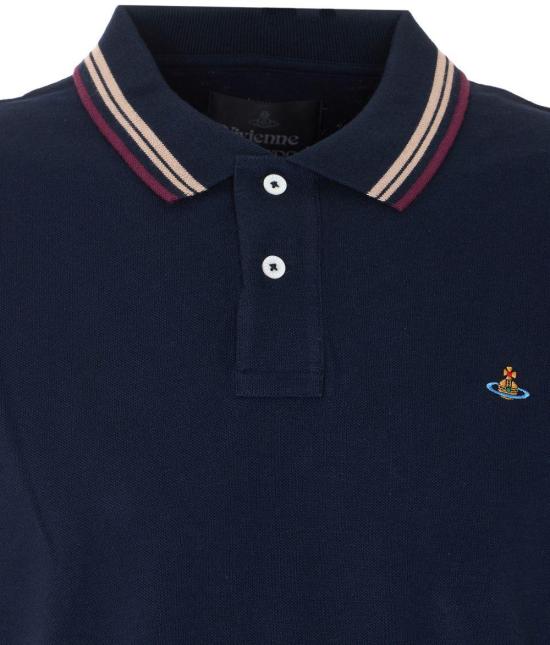 26SS 비비안웨스트우드 폴로 티셔츠 2H01000UJ00AUK410 NAVY - VIVIENNE WESTWOOD