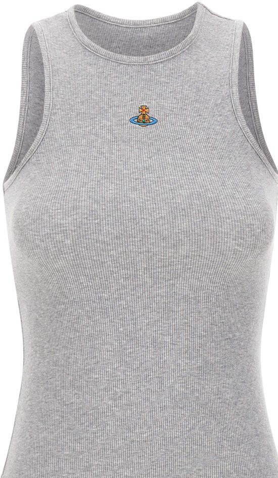 26SS 비비안웨스트우드 민소매 티셔츠 3G01003ZJ009CP001 LICHTGREY - VIVIENNE WESTWOOD