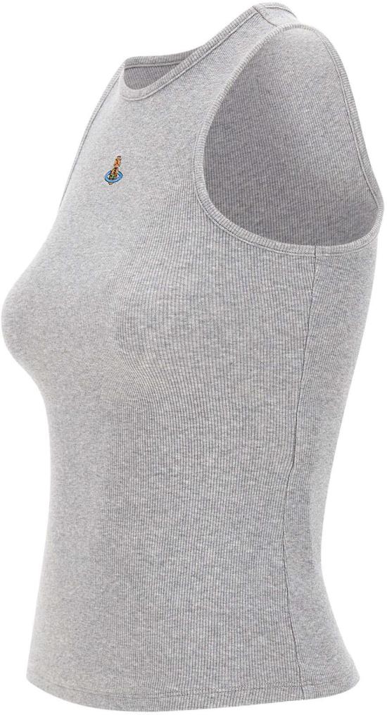 26SS 비비안웨스트우드 민소매 티셔츠 3G01003ZJ009CP001 LICHTGREY - VIVIENNE WESTWOOD
