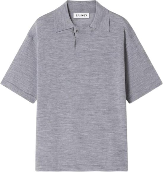 26SS 랑방 폴로 티셔츠 RMPL0005K099P2612 LICHTGREY