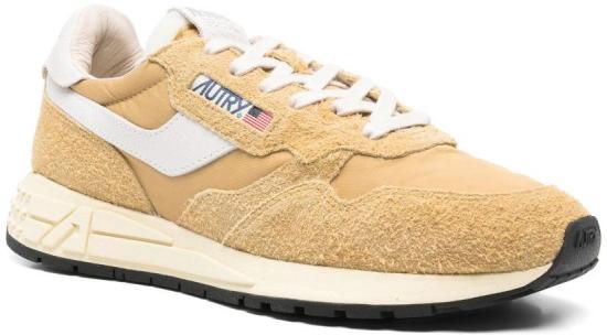 25FW 오트리 릴윈드 로우 나일론 스웨이드 스니커즈 WWLMNC26 BEIGE - AUTRY