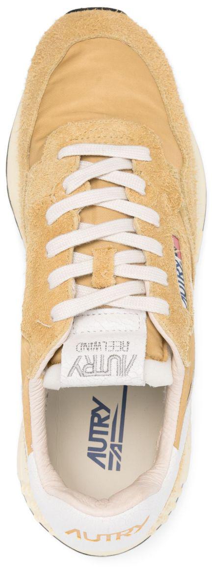 25FW 오트리 릴윈드 로우 나일론 스웨이드 스니커즈 WWLMNC26 BEIGE - AUTRY