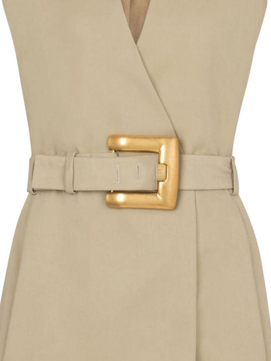 26SS 발망 숏 원피스 GF1R5168CG430AN BEIGE - BALMAIN
