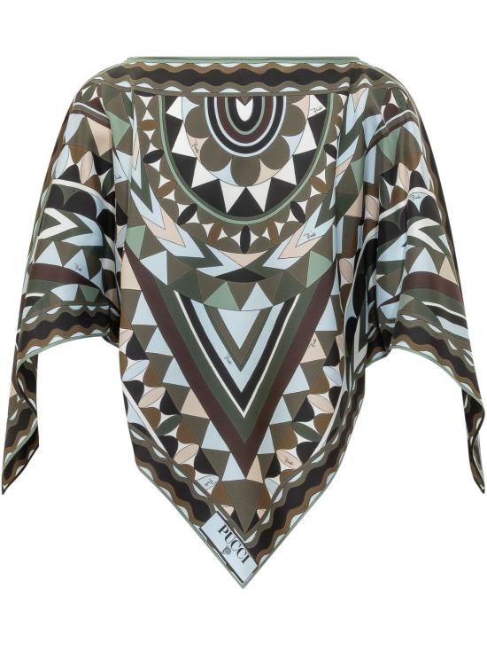 26SS 푸찌 블라우스 6HRM966H894 P63 KHAKI BLUE - PUCCI