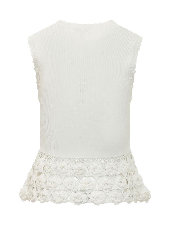 26SS 가니 민소매 티셔츠 A1070251 135 EGRET - GANNI