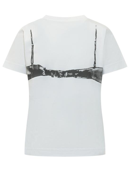 26SS 지방시 반팔 티셔츠 BW70FJP7FQ 116 WHITE BLACK - GIVENCHY