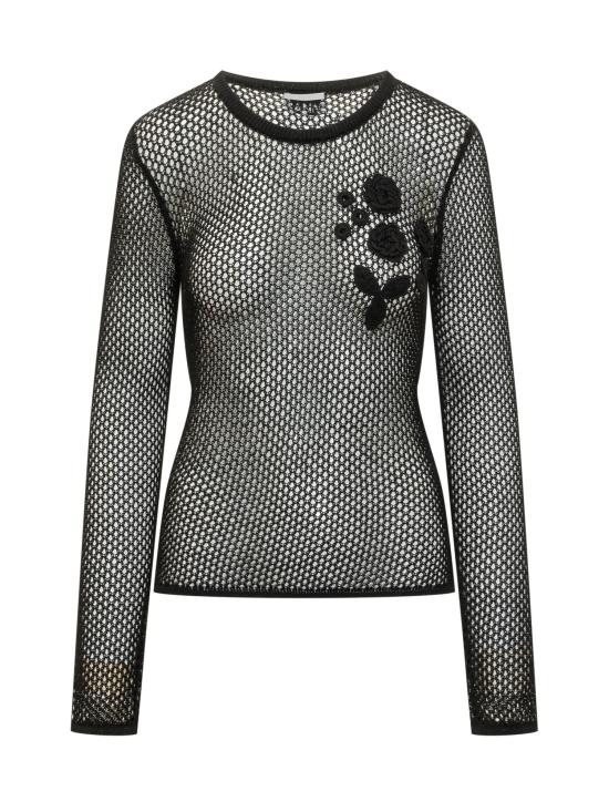 26SS 가니 긴팔 티셔츠 A1070231 099 BLACK