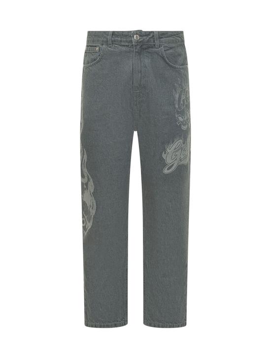 26SS 지씨디에스 스트레이트 팬츠 C1MWQI193D069 920B QUARRY GREY BLACK