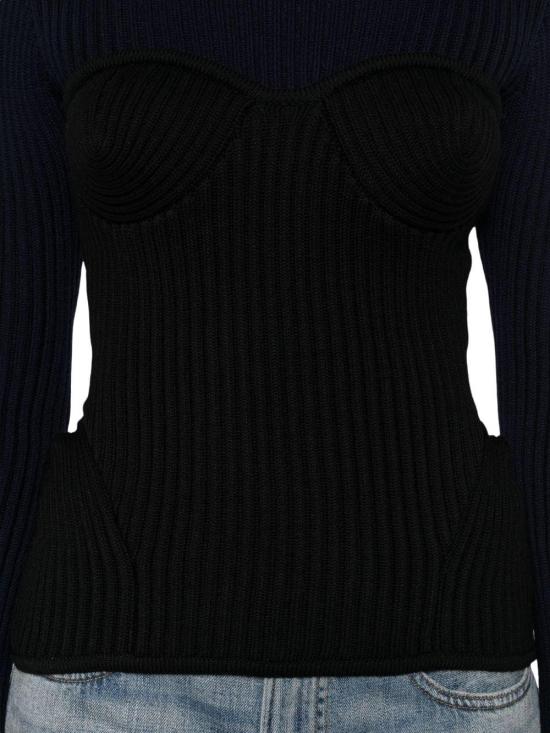 25FW 장 폴 고티에 터틀넥 PO005K0015900 BLACK - JEAN PAUL GAULTIER