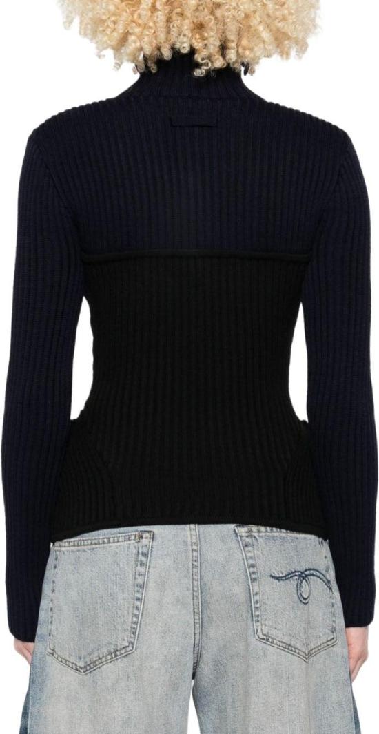 25FW 장 폴 고티에 터틀넥 PO005K0015900 BLACK - JEAN PAUL GAULTIER