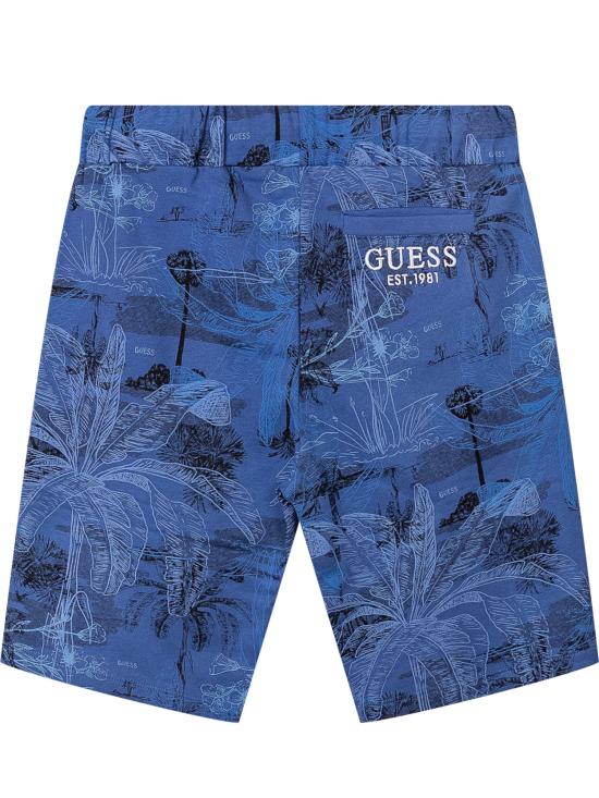 26SS [키즈] 게스 쇼츠/버뮤다 L6GD09KA6R4 P76N TROPICAL SUMMER BLUE - GUESS