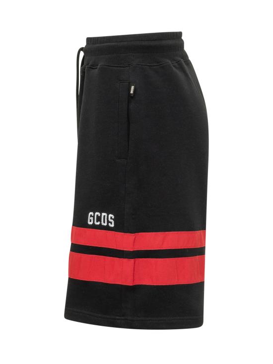 26SS 지씨디에스 숏팬츠 Z0MLQL229F004 999R BLACK RED - GCDS