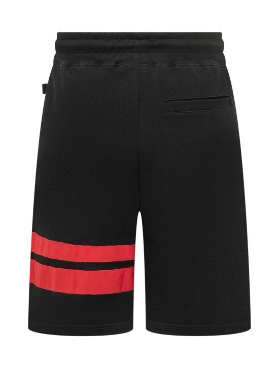 26SS 지씨디에스 숏팬츠 Z0MLQL229F004 999R BLACK RED - GCDS