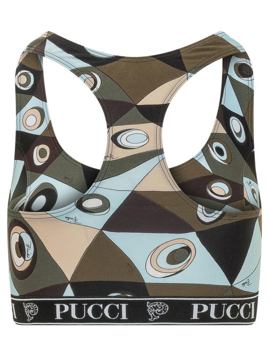 26SS 푸찌 반팔 티셔츠 6HTP576H865 P18 KHAKI BLUE - PUCCI