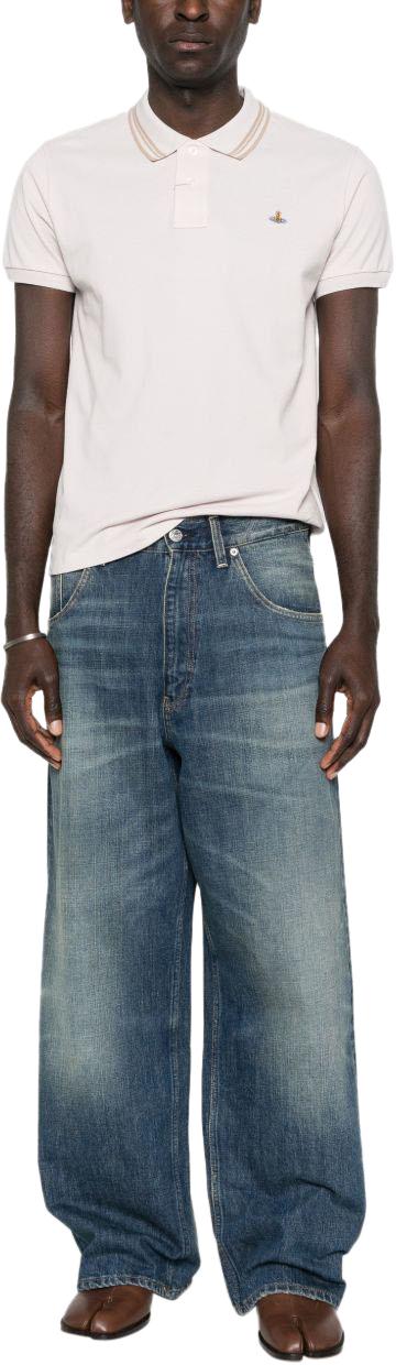 26SS 비비안웨스트우드 폴로 티셔츠 2H01000UJ00AUJ402 WHITE - VIVIENNE WESTWOOD