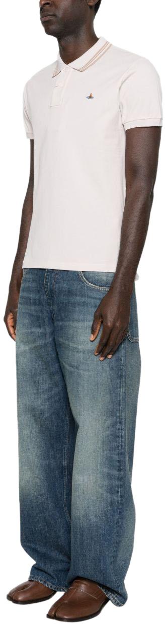 26SS 비비안웨스트우드 폴로 티셔츠 2H01000UJ00AUJ402 WHITE - VIVIENNE WESTWOOD