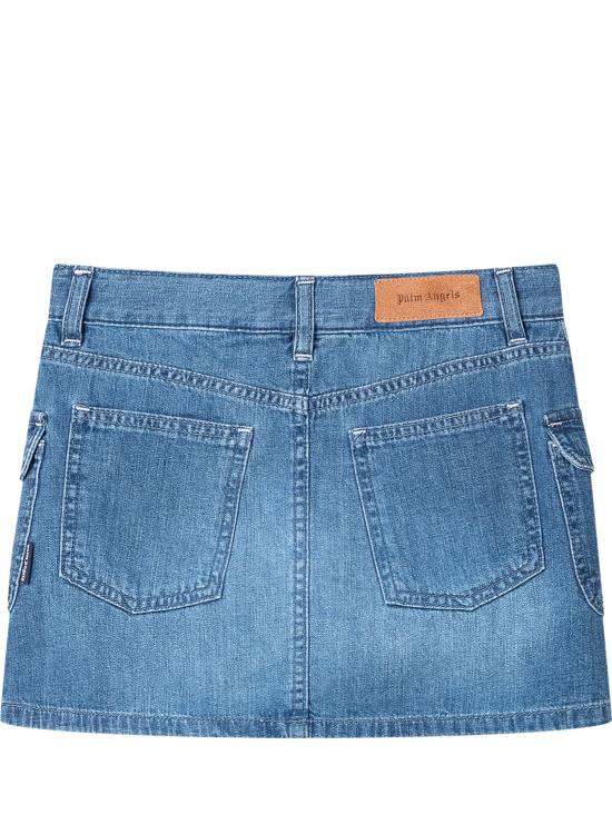 26SS [키즈] 팜앤젤스 스커트 PGYF002S26DEN001 050 CELESTE - PALM ANGELS