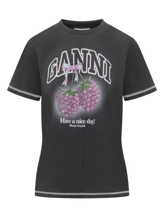 26SS 가니 반팔 티셔츠 A1050219 252 PHANTOM