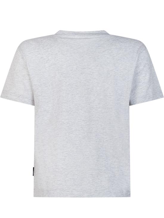 26SS [키즈] 팜앤젤스 티셔츠 PGAA002S26JER007 101 GRIGIO MELANGE - PALM ANGELS