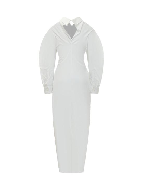 26SS 지방시 미디 원피스 BW22T71642 100 WHITE - GIVENCHY