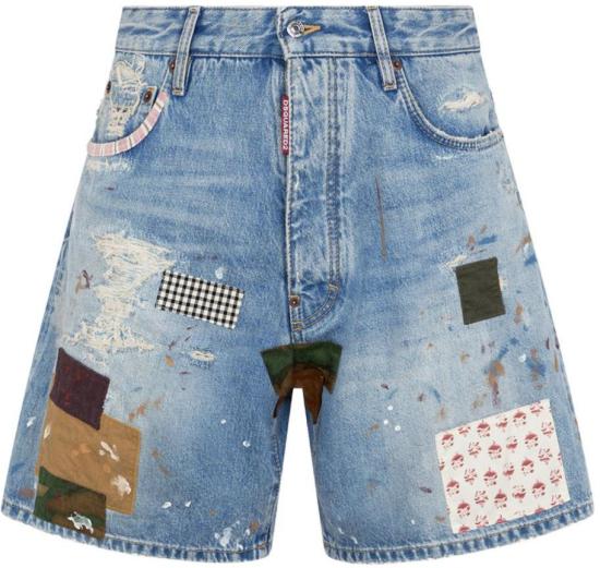 26SS 디스퀘어드2 데님 숏팬츠 S71MU0882D30040470 BLUE