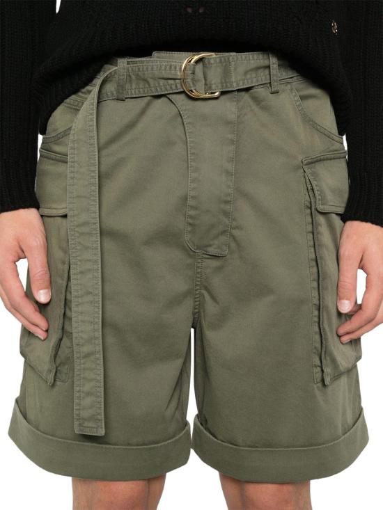  발망 숏팬츠 EH1PA120CF877CW DONKERGREEN - BALMAIN