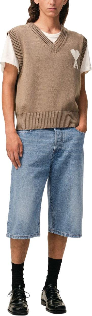 26SS 아미 데님 숏팬츠 HSO838DE0046 BLUE - AMI