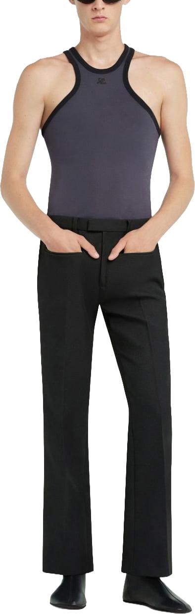  쿠레쥬 민소매 티셔츠 125JDE095JS0203B155 DONKERGREY - COURREGES
