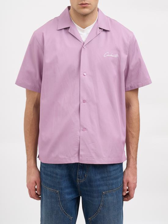 26SS 칼하트 WIP 반팔 셔츠 NI0314653N7XX Light violet