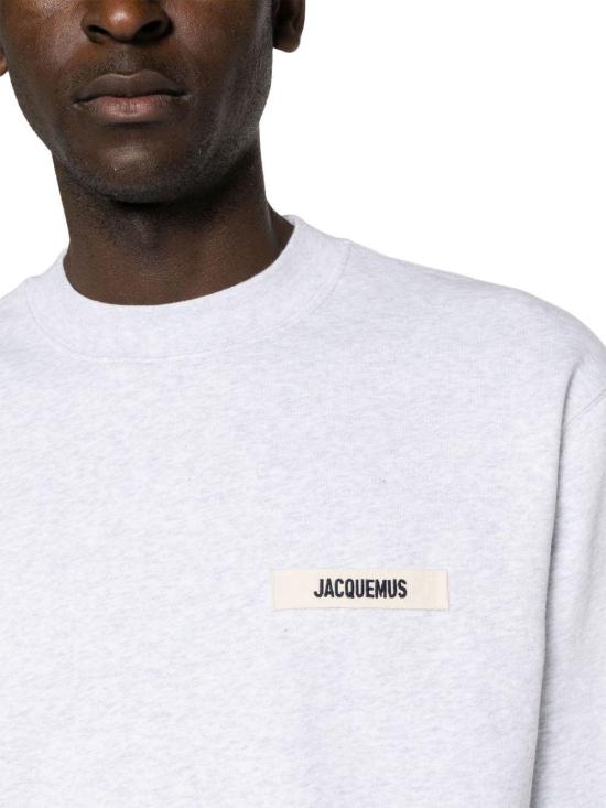 26FW 자크뮈스 그로그랭 스웨트 셔츠 SSM00206AJ00126950 LICHTGREY - JACQUEMUS
