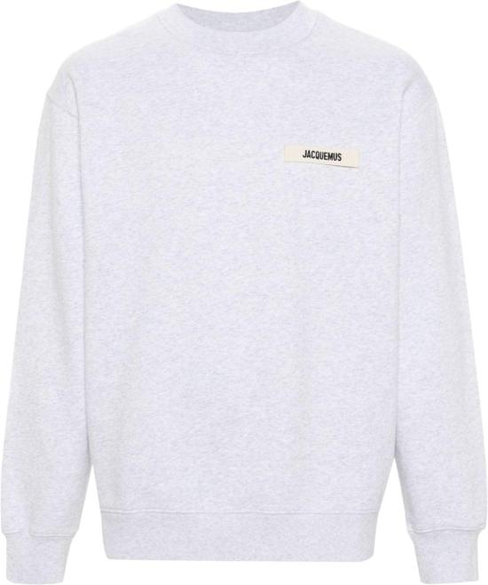 26FW 자크뮈스 그로그랭 스웨트 셔츠 SSM00206AJ00126950 LICHTGREY