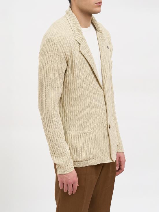 26SS 다니엘알렉산드리니 가디건 NDUML0006YCO00032002 Beige - DANIELE ALESSANDRINI