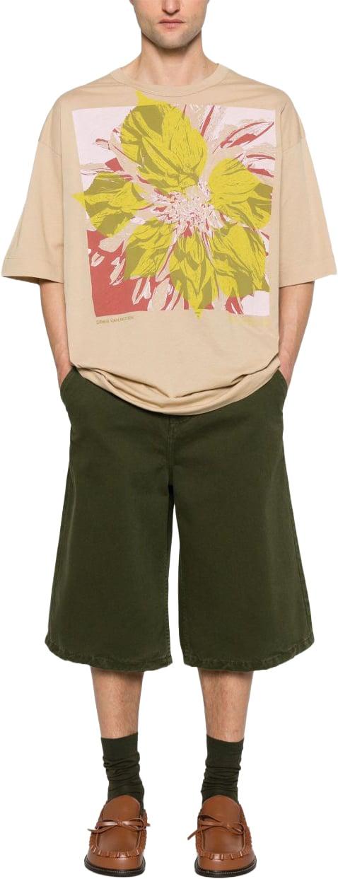  드리스 반 노튼 반팔 티셔츠 2510211411608100 BEIGE - DRIES VAN NOTEN