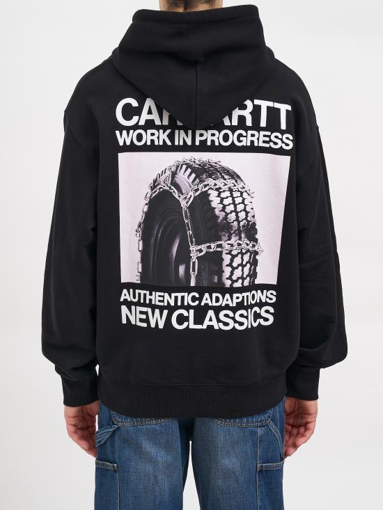 26SS 칼하트 WIP 후드 티셔츠 NI03637489XX Black - CARHARTT WIP